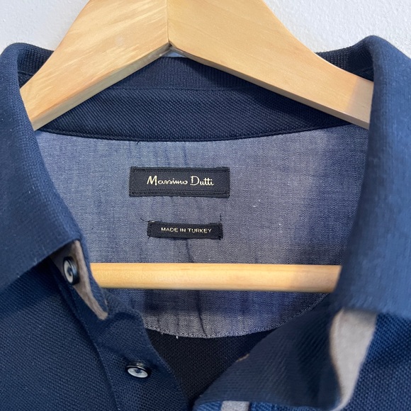 Massimo dutti long sleeve button up crew sweater - Picture 3 of 5